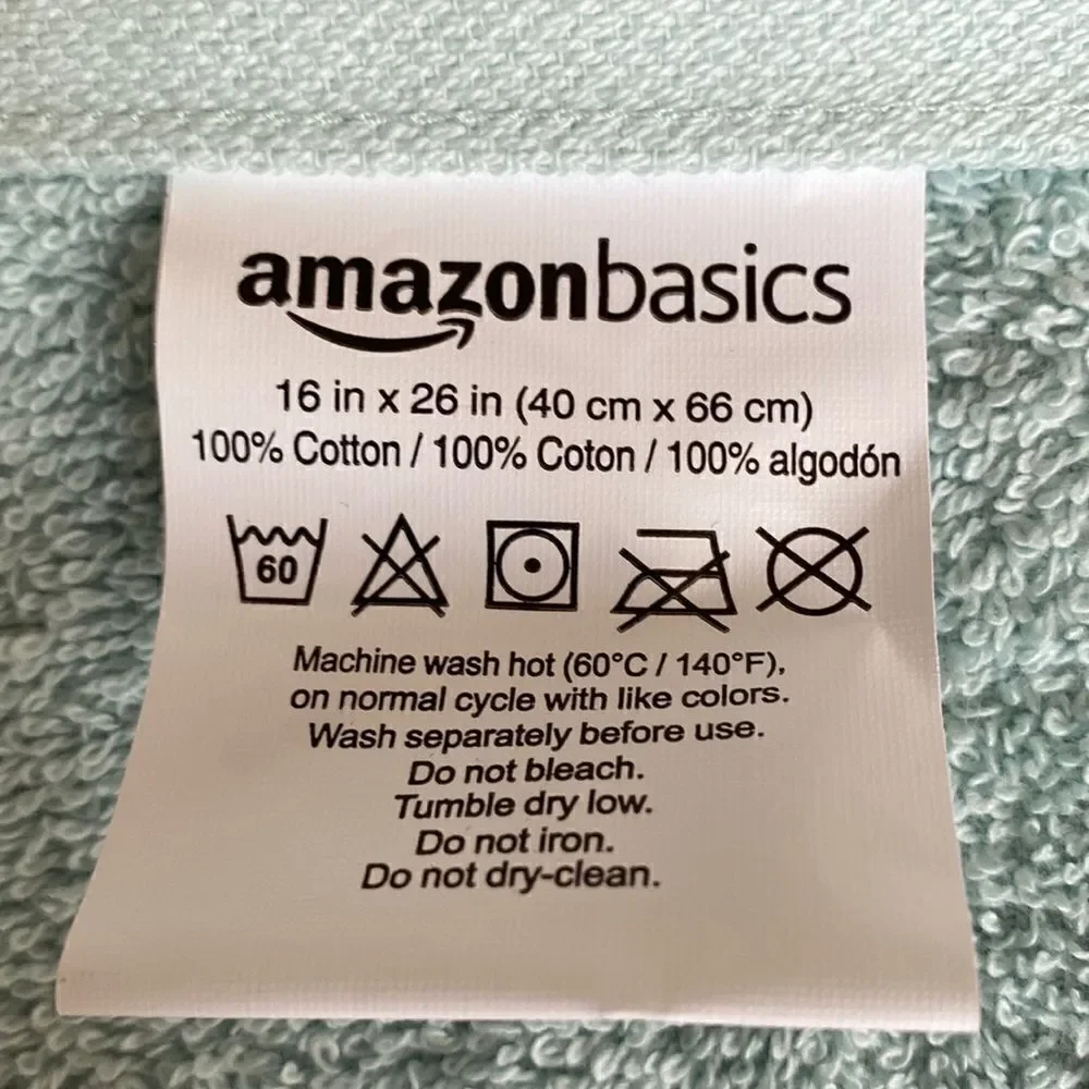Amazon Basics Bathroom Hand Towels Set of 4